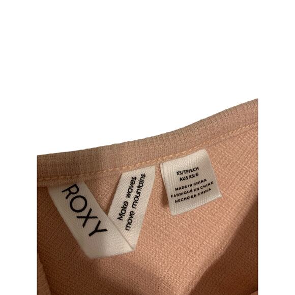 NWT Roxy Sleeveless Crop Top Tank Light Pink XS - Picture 3 of 5